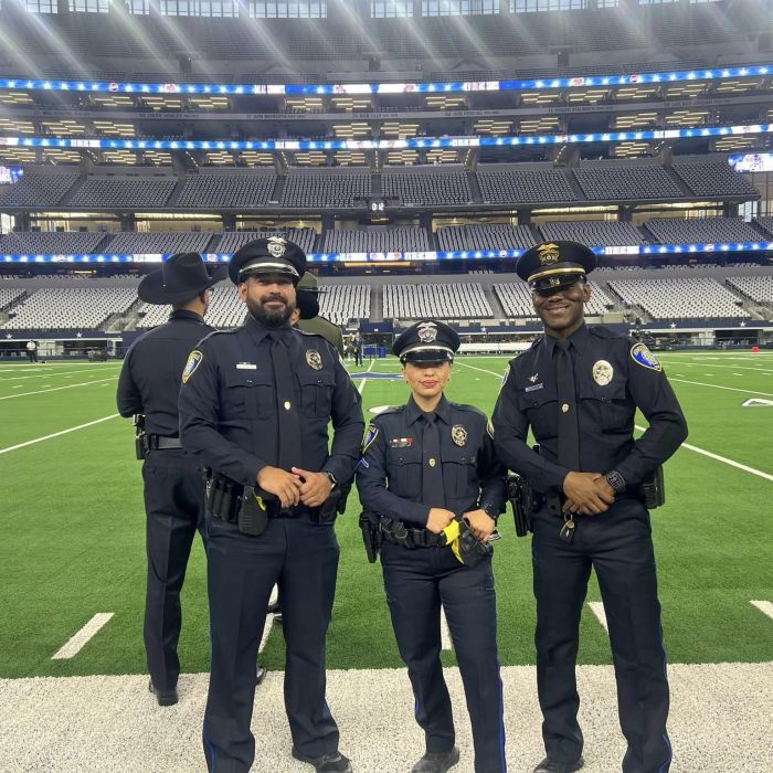 Kingsville Police Department Officers Honored at Dallas Cowboys Game